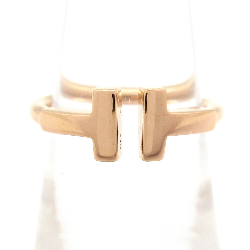 Tiffany&Co. T Wire 18K Rose Gold Ring #379534T15B